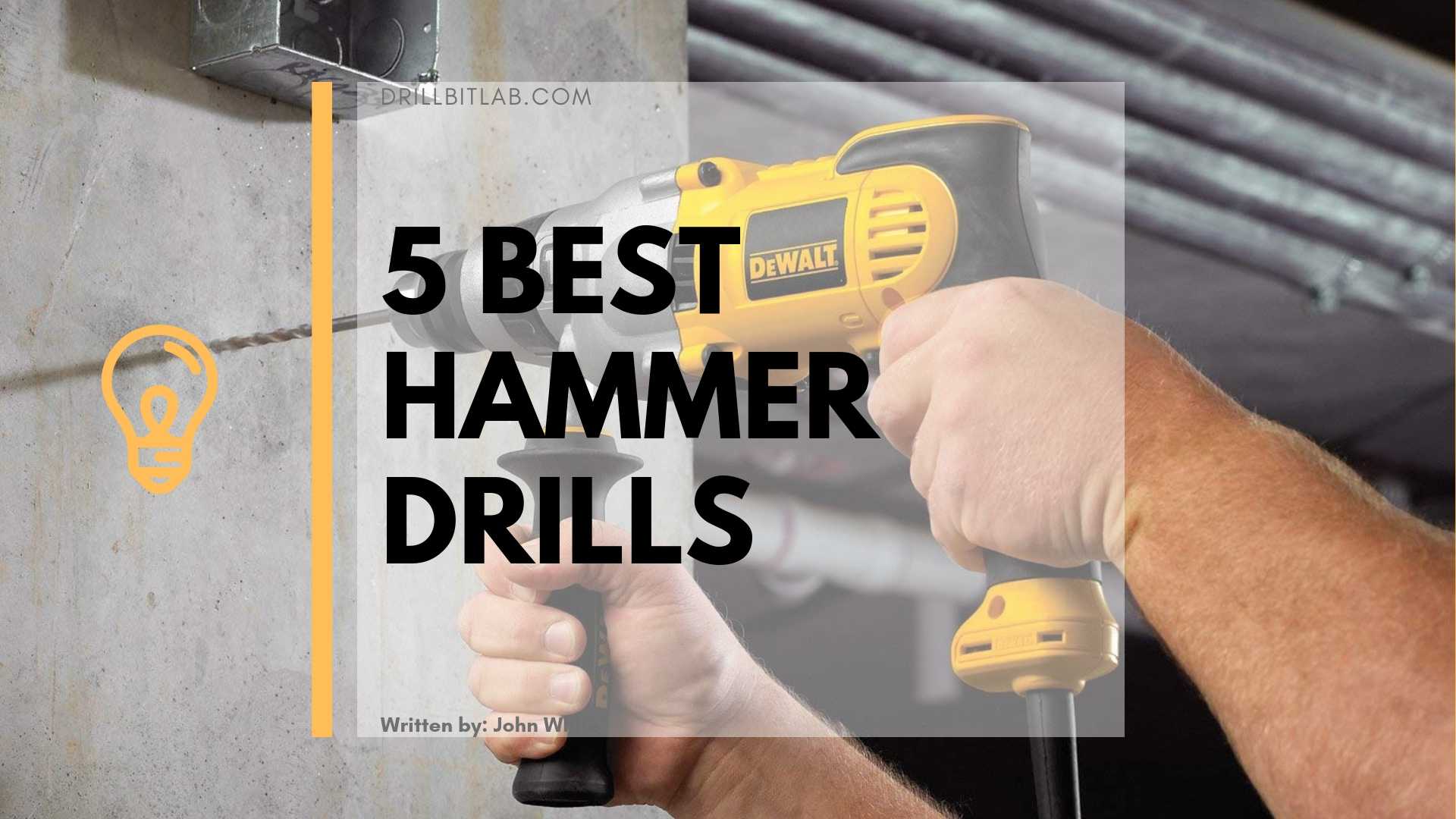 Best Hammer Drill Reviews: 5 Toughest Drills for Any Material ...